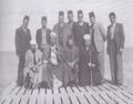 ظافر الشوا مع الامام حسن البنا وسعد الدين الوليلي وعبده قاسم أثناء زيارة غزة في مارس 1948م.jpg